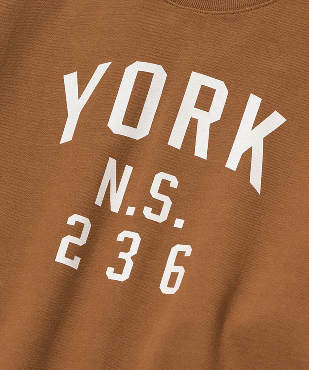 復古印花長袖衛衣 22fw ns york sweatshirts