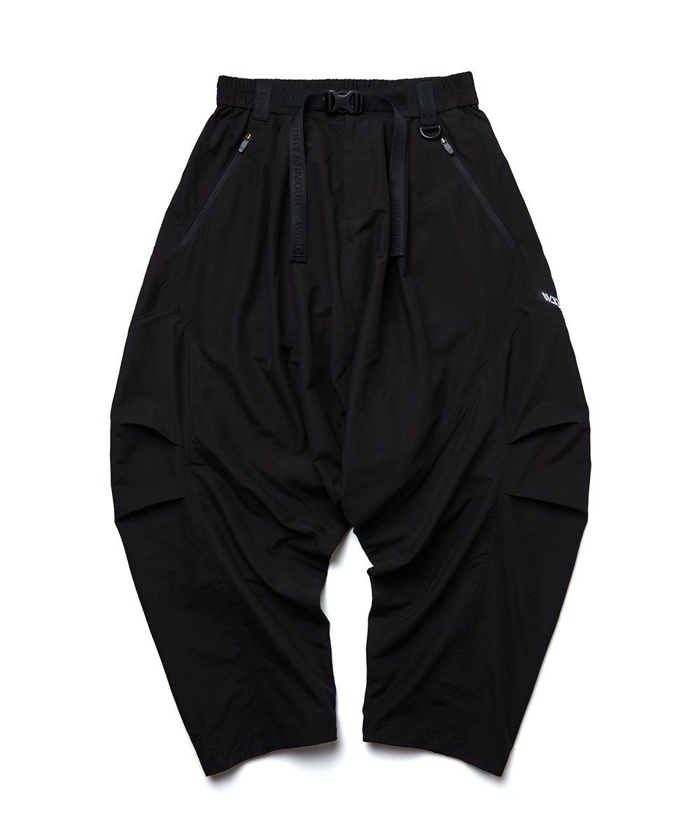  拼接燈籠褲 WSDM Splice Multi-Pockets Harem Pants - Black-XL
